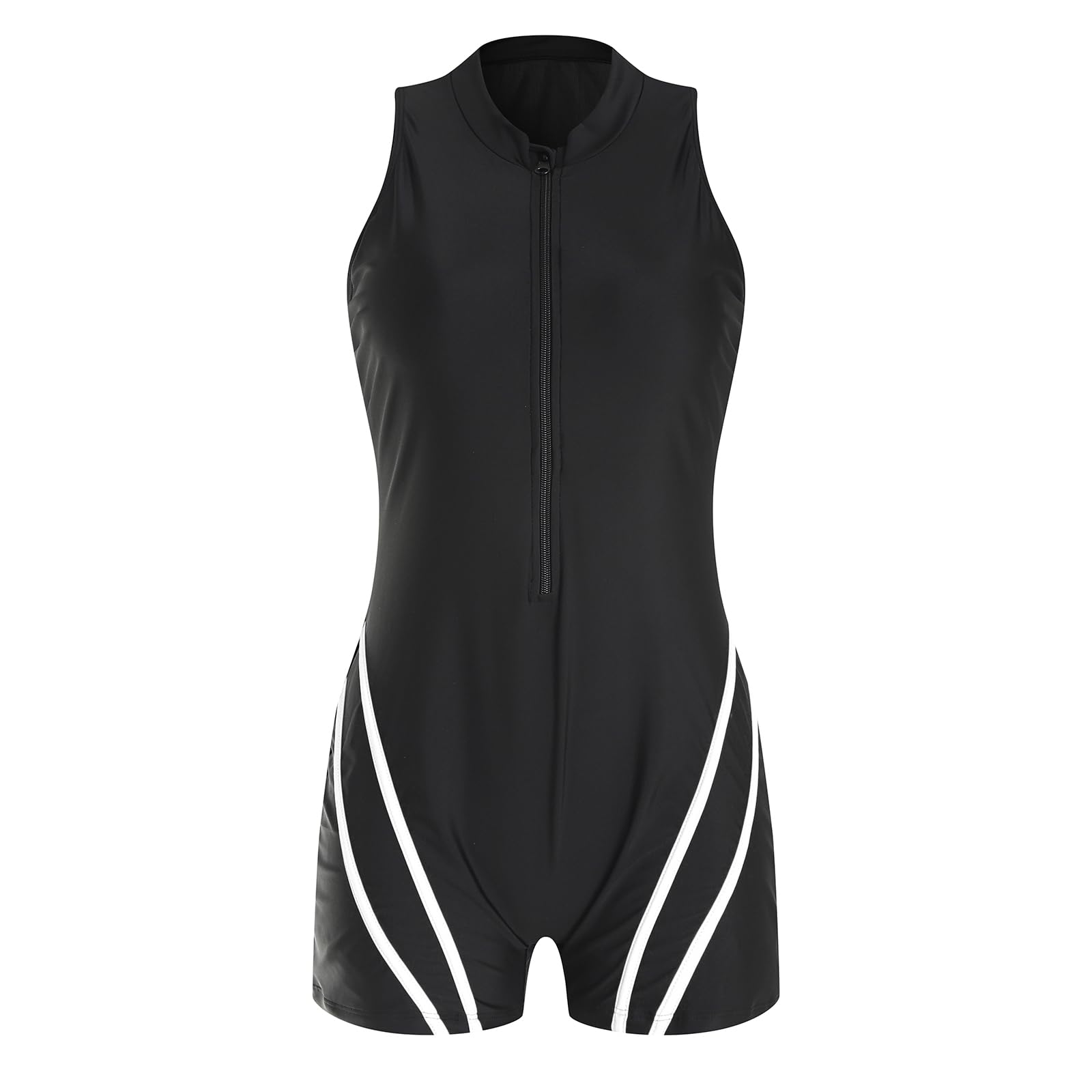Women's 1 Piece Swimsuit Push Up Tummy Shaper Flat Beach Swimsuit Slimming Style Shorty Monokini Swimwear for Training, Surfing, Hot Springs, Pool Parties - 4