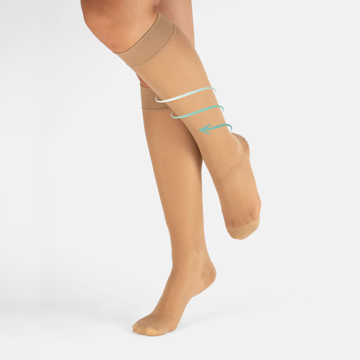CALZITALY PACK 1/2 Mi-Bas De Maintien | Chaussettes Hautes De Compression Graduee Moyenne, Mi-Bas Unisexe De Soutien Medical, 10-14 Mm/Hg | Made In Italy