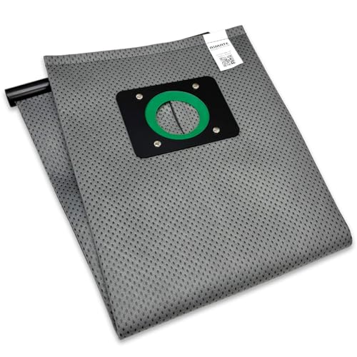 Sac filtrant lavable pour Bosch GAS 25 et Metabo ASR 35 avec fermeture de vidage