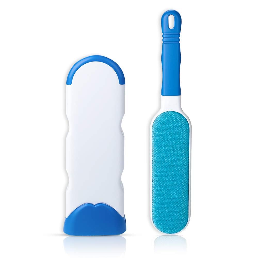 MX TAB Pet Hair Remover Brush - Fur & Lint Removal Brush with Self-Cleaning Base - Double-Sided Dog & Cat Hair Remover for Furniture, Couch, Carpet, Clothing (B0C8JC9MBQ) Amazon Price History, Amazon Price Tracker
