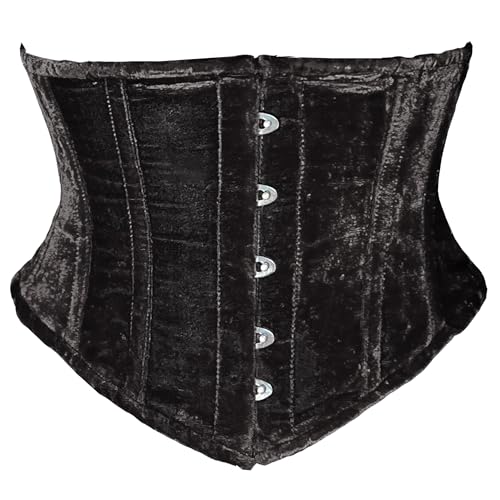 Image of Women's Waist Training Underbust Corset Steel Boned Hourglass Body Shaper