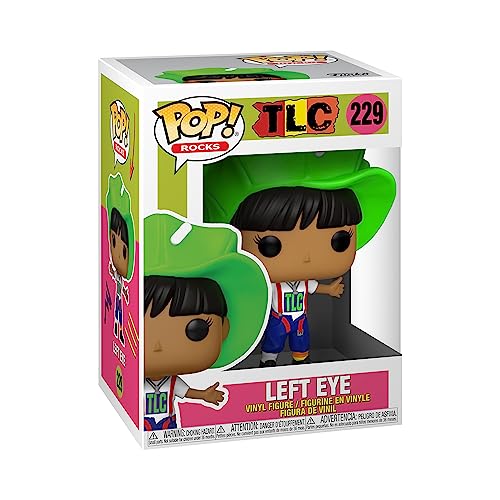 Funko Pop! Rocks: TLC - Lisa 'Left Eye' Lopes - Left-Eye - Figurine en Vinyle à Collectionner - Idée de Cadeau - Produits Officiels - Jouets pour les Enfants et Adultes - Music Fans