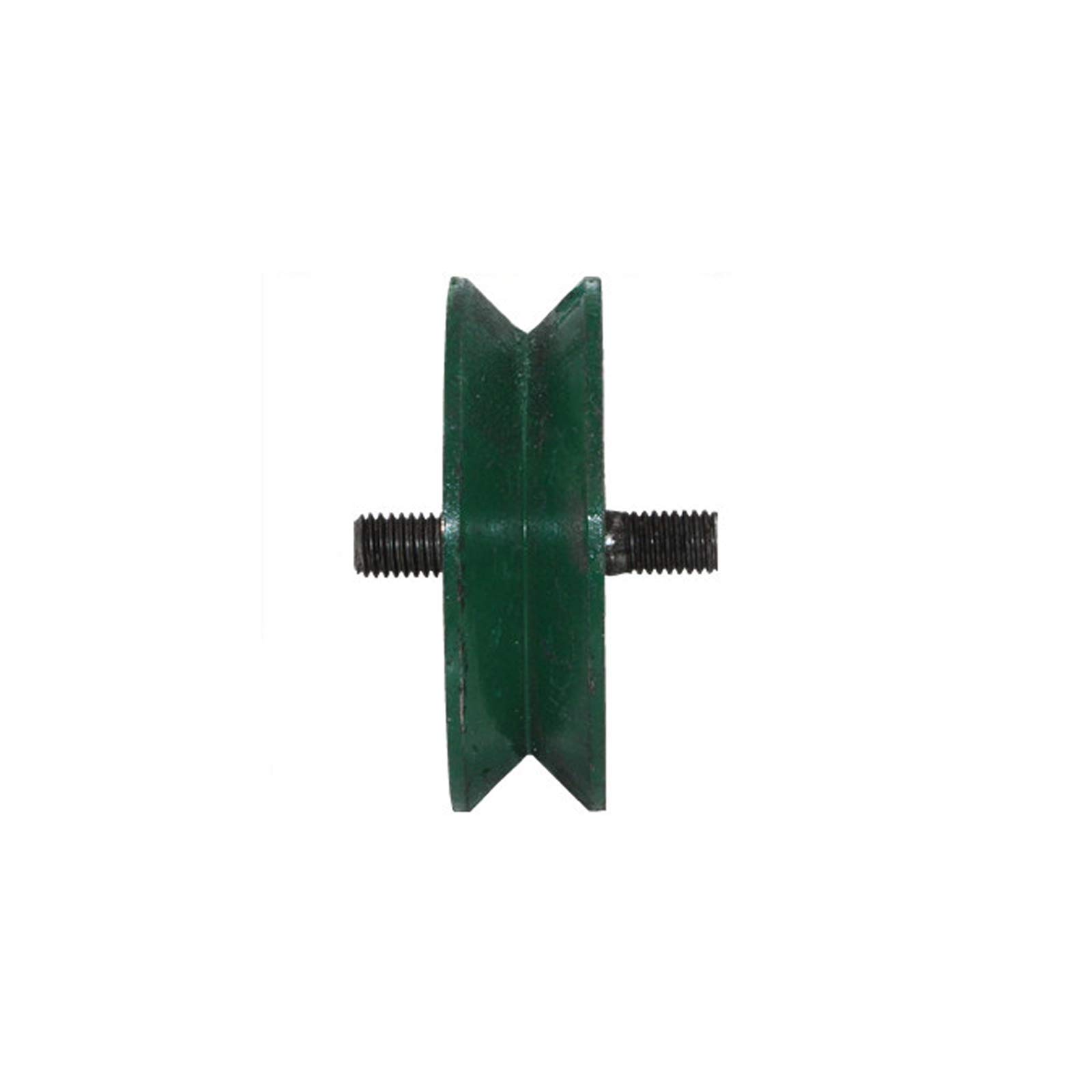Roue à Rainure En Acier Inoxydable - Poulie Double Roue En V Pour Porte Coulissante Industrielle