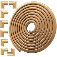 Safety Baby Edge Corner Guards Protector Set, Edges Protector + Corner Guards for Kids Foam, Furniture and Tables Child Baby Proof Bumpers, Pre-Taped for Direct Use