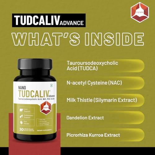 Image of Tudca Advance Liver Detox & Gut Health | Milk Thistle, NAC & TUDCA | Supports Fatty Liver, Digestive Health & Detoxification - 30 Vegan Liquid Capsules