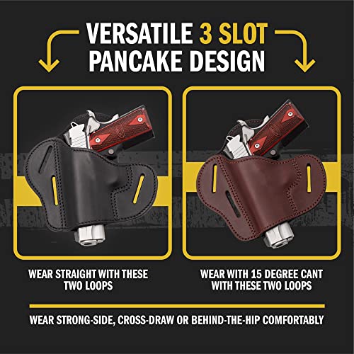 Relentless Tactical Pancake Leather Holster