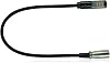 Klark Teknik LEDLAMP18 LED Lamp with 18 Gooseneck Shaft and Straight 4 Pin XLR Connector