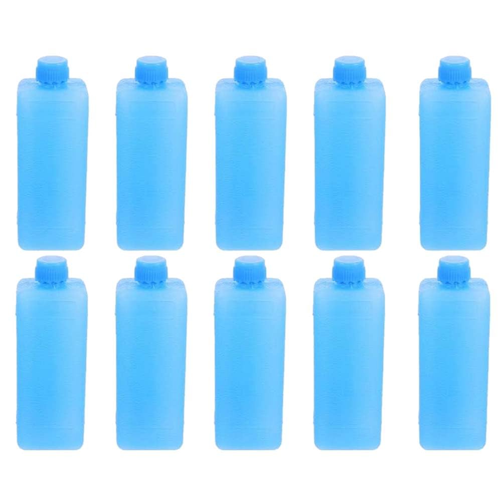 CTRLZS Cooling Blocks for Food Storage Refrigeration 10 Pack Reusable Air Conditioner Ice Packs Portable Cooler Ice Blocks
