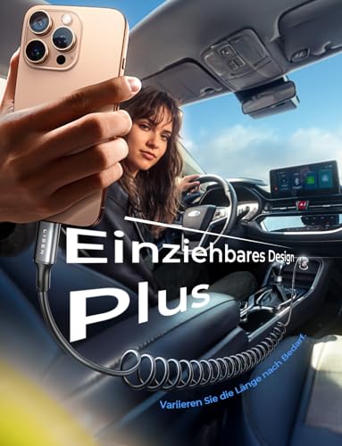 LISEN Caricabatteria da Auto Ricarica Rapida 65W+30W USB C Cavo Accendisigari da Auto Tipo C PD&QC 3.0 Adattatore Caricabatteria da Auto per iPhone 16 15 14 Pro MAX, Galaxy S24 S23 Xiaomi, iPad