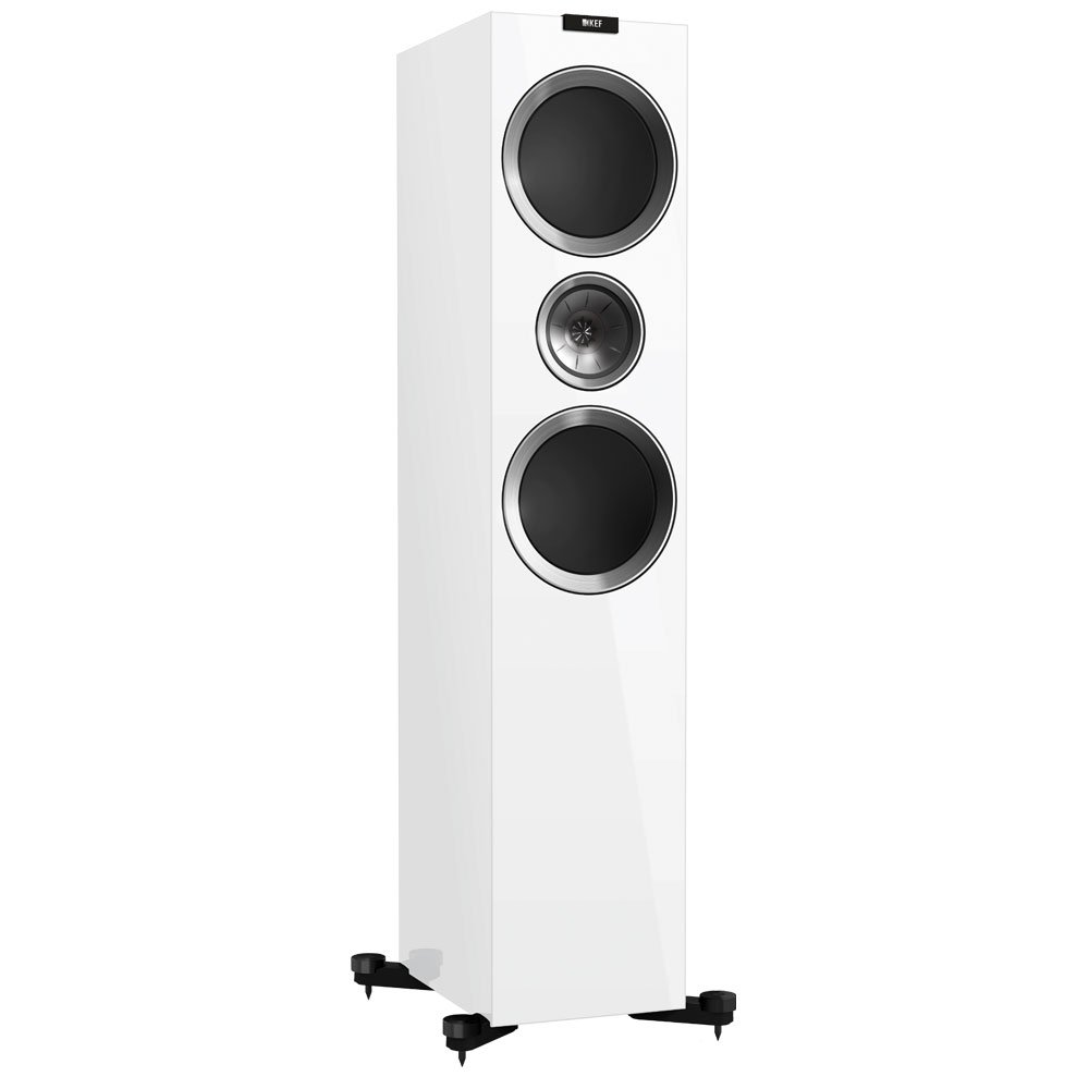 Kef R900 Floorstanding Loudspeaker Gloss White Pair Desertcart