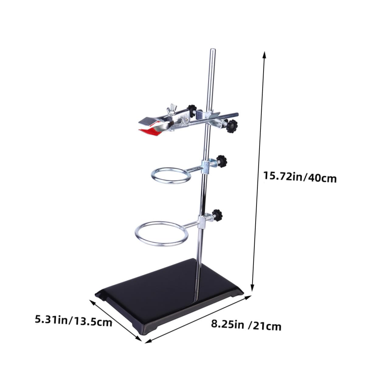 POPETPOP da Laboratorio Inossidabile e Ferro per Esperimenti Chimici Stabile e Affidabile con Pinza per Laboratorio Attrezzature Multifunzionali per Esperimenti