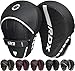RDX Manoplas de Boxeo Paos Muay Thai Cuero MMA Kick Boxing Entrenamiento Artes Marciales Krav Maga Escudo Patada Gancho y Jab Karate Focus Pad