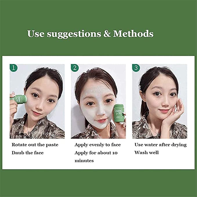 Glowhouse Green Tea Purifying Clay Stick Mask 40 g - Image 5