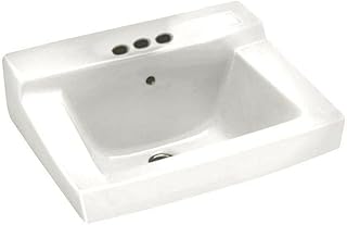 American Standard 0321.026.020 Declyn 4-Inch Centerset Wall Mount Sink, ...