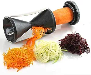 KESHAV Plastic Vegetable Spiralizer Spiral Cutter Zoodle Slicer, Multi Color