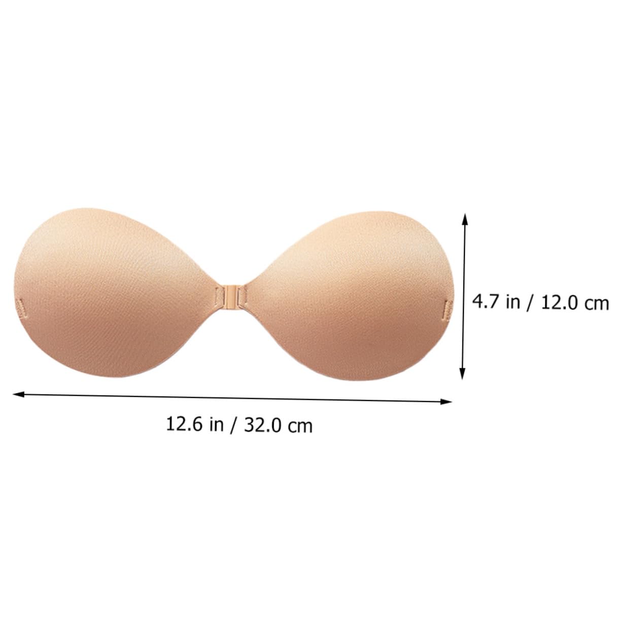 LIFKOME 2 Juegos 2 Piezas Pegatinas de sujetador sin tirantes sujetador pegajoso sin espalda wedding dress seamless bra sujetador adhesivo sujetador de gel de sílice