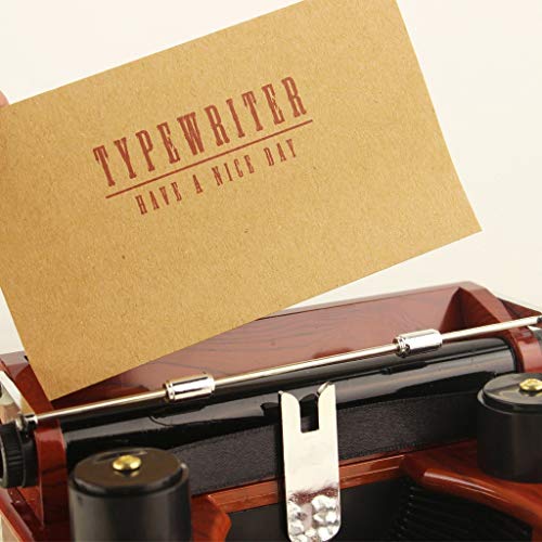 Caja de música vintage SYLUOQP para eliminar el estrés diario con decoración retro mecánica 8