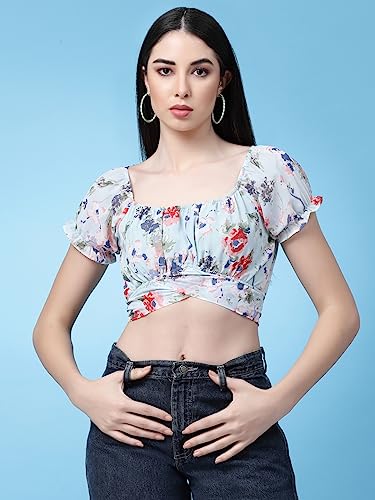 Image of OOMPH! Women's Floral Relaxed Fit Top
