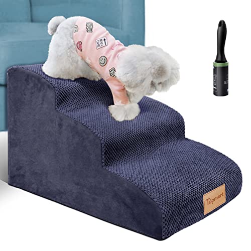 The Best Dog Stairs For Couch 13 Topmart 3 Tiers Foam Dog Ramps/Steps,Non-Slip Dog Steps,Extra Wide Deep ...