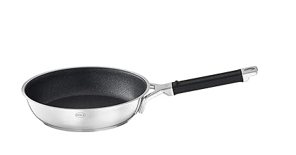 Rosle SILENCE PRO Cookware Collection 11 in. Stainless Steel Frying Pan with Non-Stick Coating