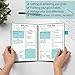 Daily Planner Undated, To Do List Notebook with Hourly Schedule Calendars Meal, Spiral Appointment Organizers Notebook for Man/Women, Pocket,Pen Loop, 160 Pages (7x10
