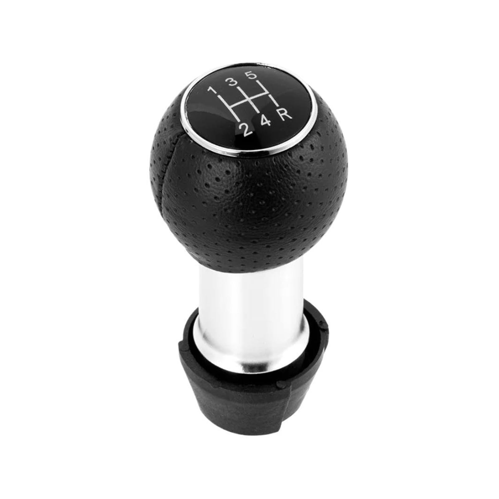 Glblpexelr 12345R Gear Knob For A3 S3 2001 2002 2003 Sporty Gear Knob Red/Black