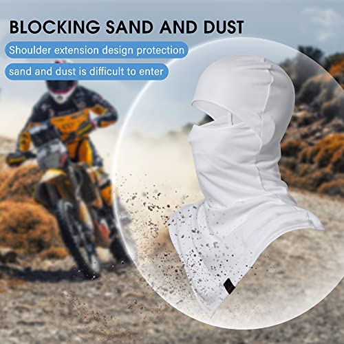 Image of AIWOLU Balaclava Full Face Mask Summer for Sun Protection Breathable Long Neck Covers for Men Women Cycling Fishing