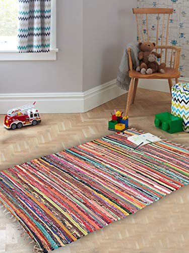 Tapete reversible Marubhumi multi color 51x32 pulgadas miniatura 2