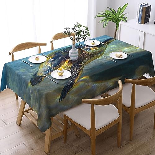 Nappe rectangulaire 137x183 cm PEIXEN lavable et infroissable pour table - 3