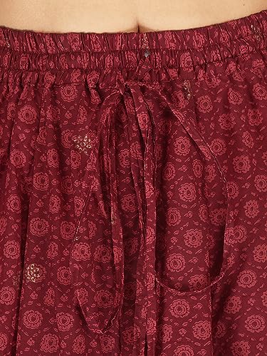 Image of Sttoffa Cotton Printed Women Wear Maxi Long Skirt 40 inch inch Full Length