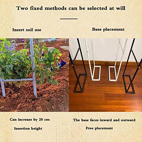 Arche de jardin en métal avec design résistant aux intempéries - 5