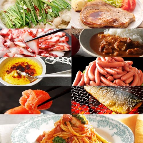 古賀人気グルメ定期便 ブロンズ[年9回発送] (もつ鍋・味噌豚ステーキ・真蛸・バターチキンカレー・クレームブリュレ・ウインナー・明太子・焼き塩さば・ピエトロパスタソース&麺) 定期発送