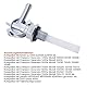 HISports Benzintank Benzinhahn Schalter 10mm Kraftstofftank-Absperrventil Kraftstoff Schalter-Kompatibel mit Motorrad Quad ATV Tasche Pit Dirt Bike Go Kart Kraftstofftankschalter