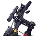 Vinqliq® Bike Cycling Lightweight Carbon Fiber Handlebar Extender Extension Lamp Holder Mount with Aluminum Alloy Bracket for Bike Mounts, GPS Units, Headlights, Cameras
