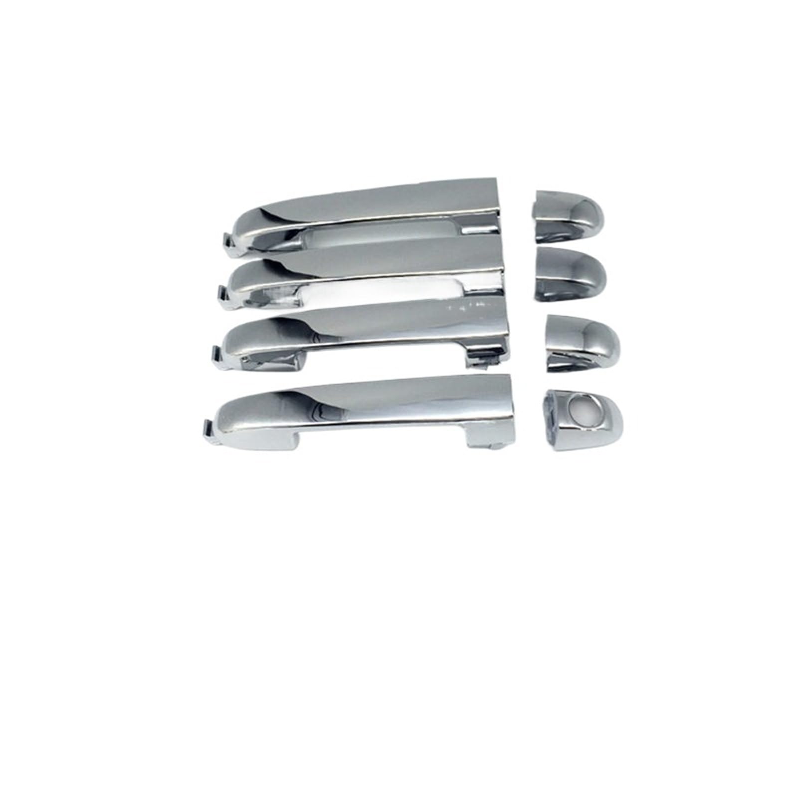 Ohkylsd 4 Piece Door Handle Chrome Door Handle Set 826511M020 82651-1M020 For Kia For For Cerato For Koup 4D 5D 2009-2013 Replacement Handles(4 Piece)