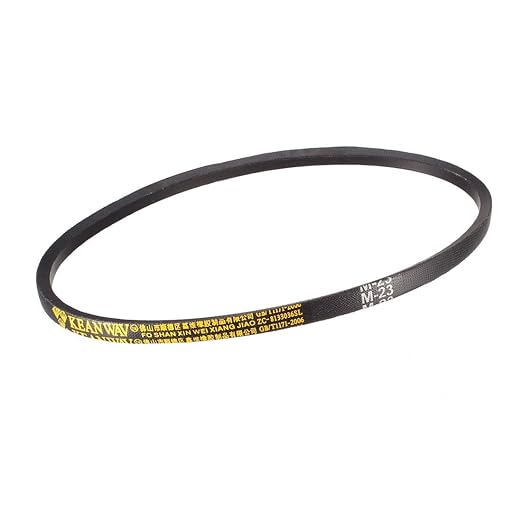 uxcell M-23 Drive V-Belt Industrial Power Rubber Transmission Belt 23 inch Pitch Girth 10mm Width 5.5mm Height JIS Standard