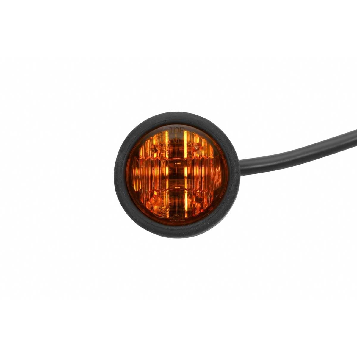 HELLA 2BM 340 825-211 Zusatzblinkleuchte - LED - 12V - Einbau/geklebt - Lichtscheibenfarbe: gelb - LED-Lichtfarbe: gelb - Kabel: 100mm - Stecker: AMP - seitlicher Anbau - Menge: 1