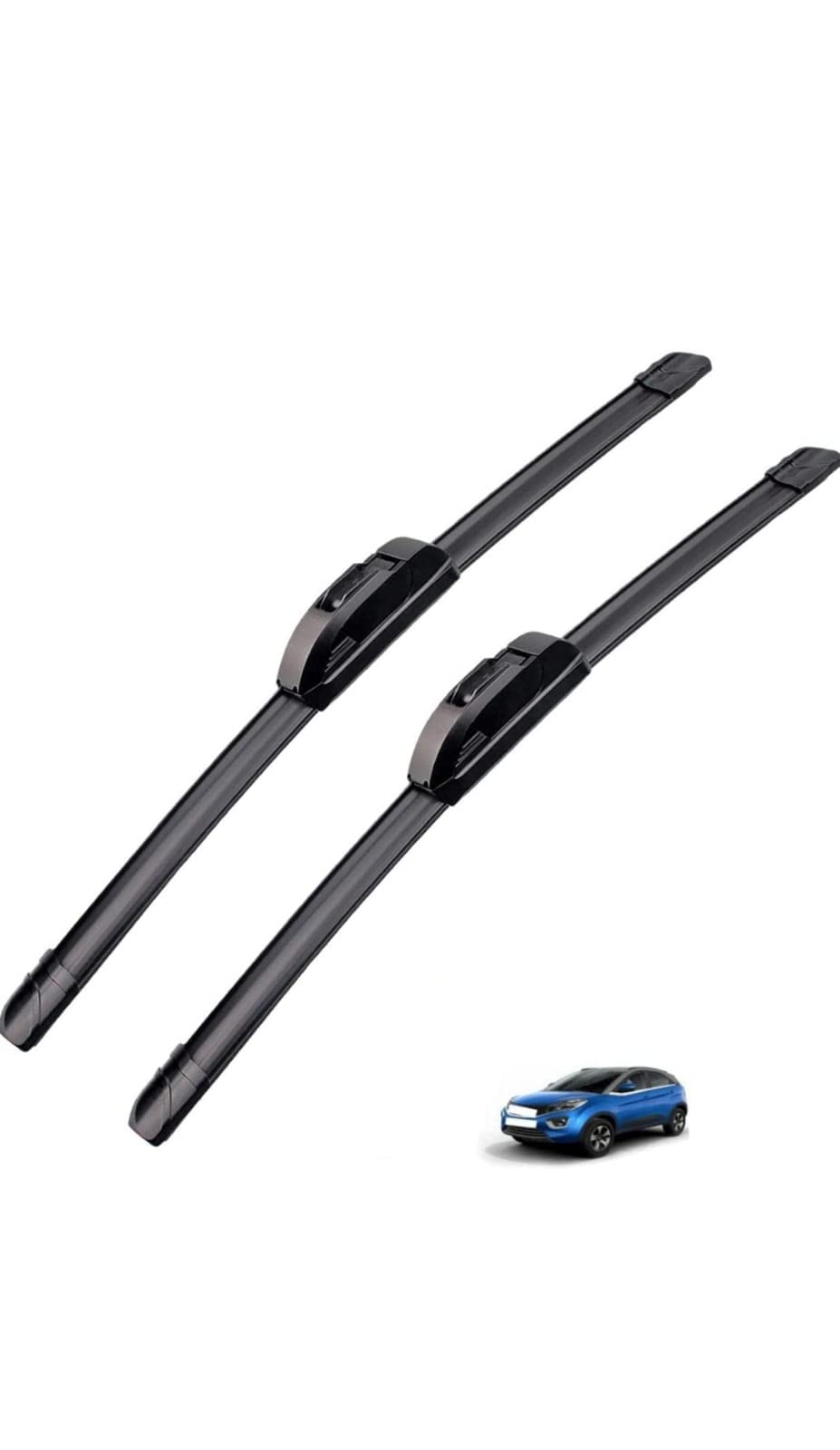 Accurate- Front Frameless Flat Wiper Blades for Nexon,Size - 24,14, Set of 2 pc-image-9