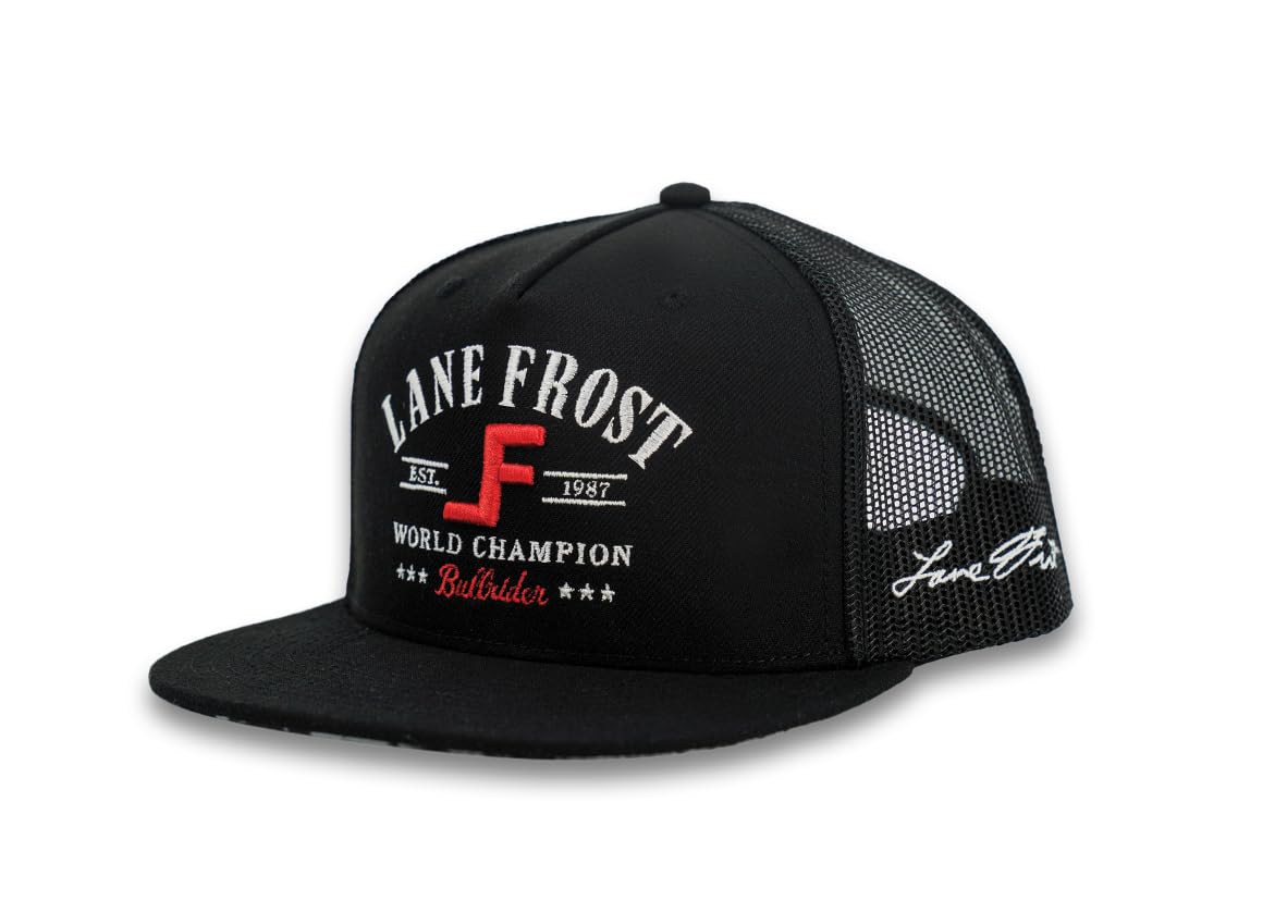 Lane Frost Flat 6-Panel Western Trucker Hats for Men &amp; Women