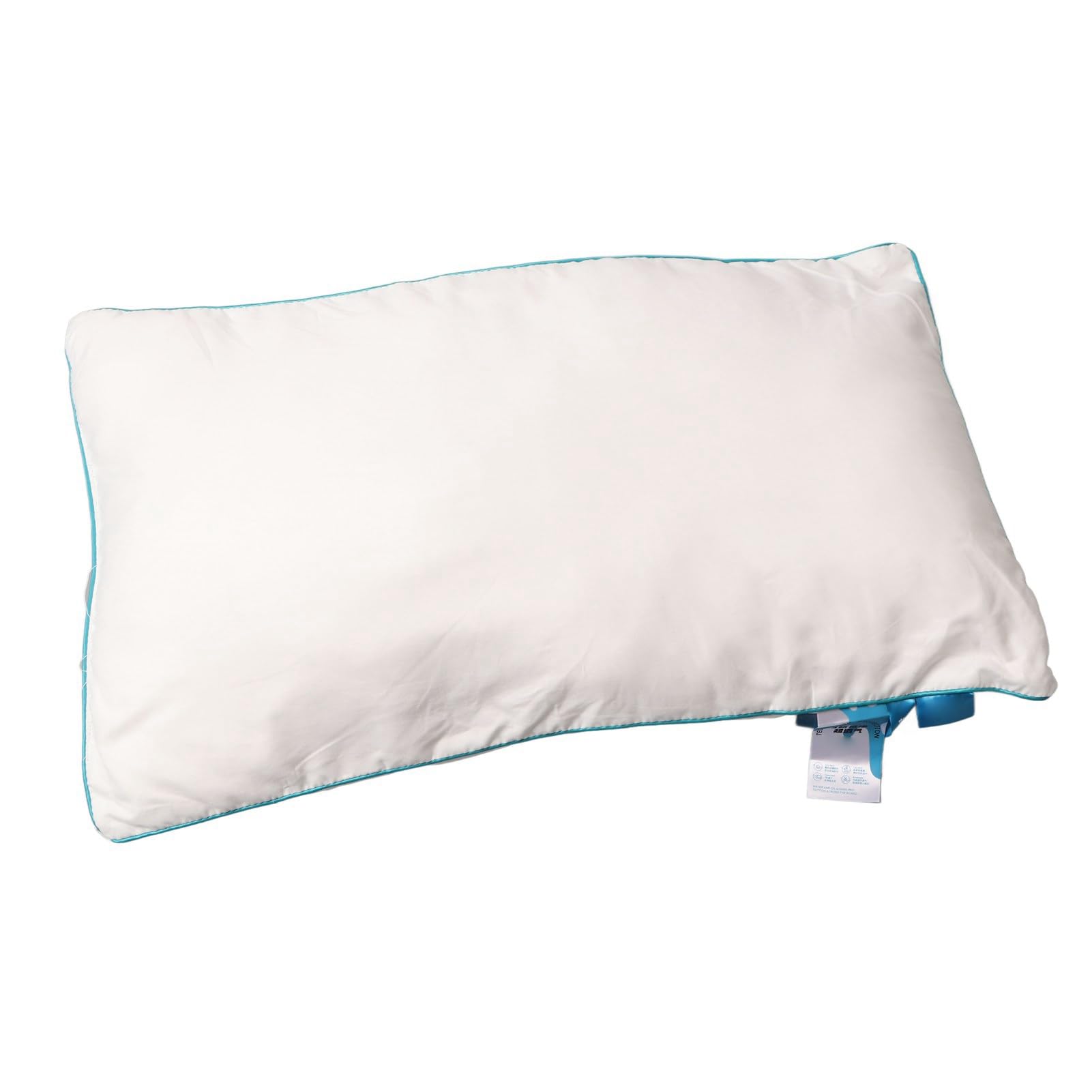 Oreiller de lit en fibre de polyester Walfront blanc de taille standard