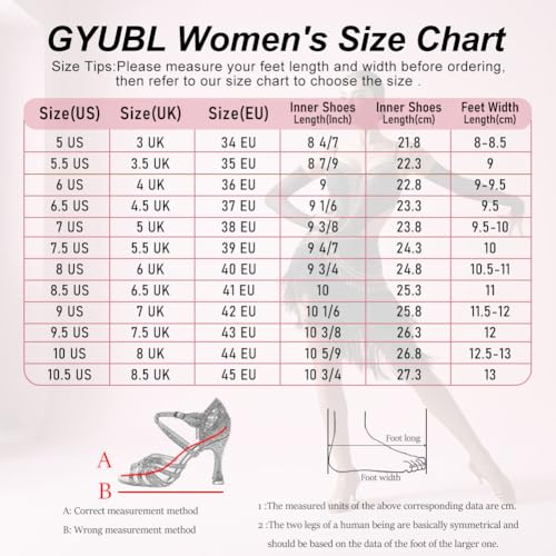 Chaussures de danse latine à lacets pour femme avec talon bas - 4
