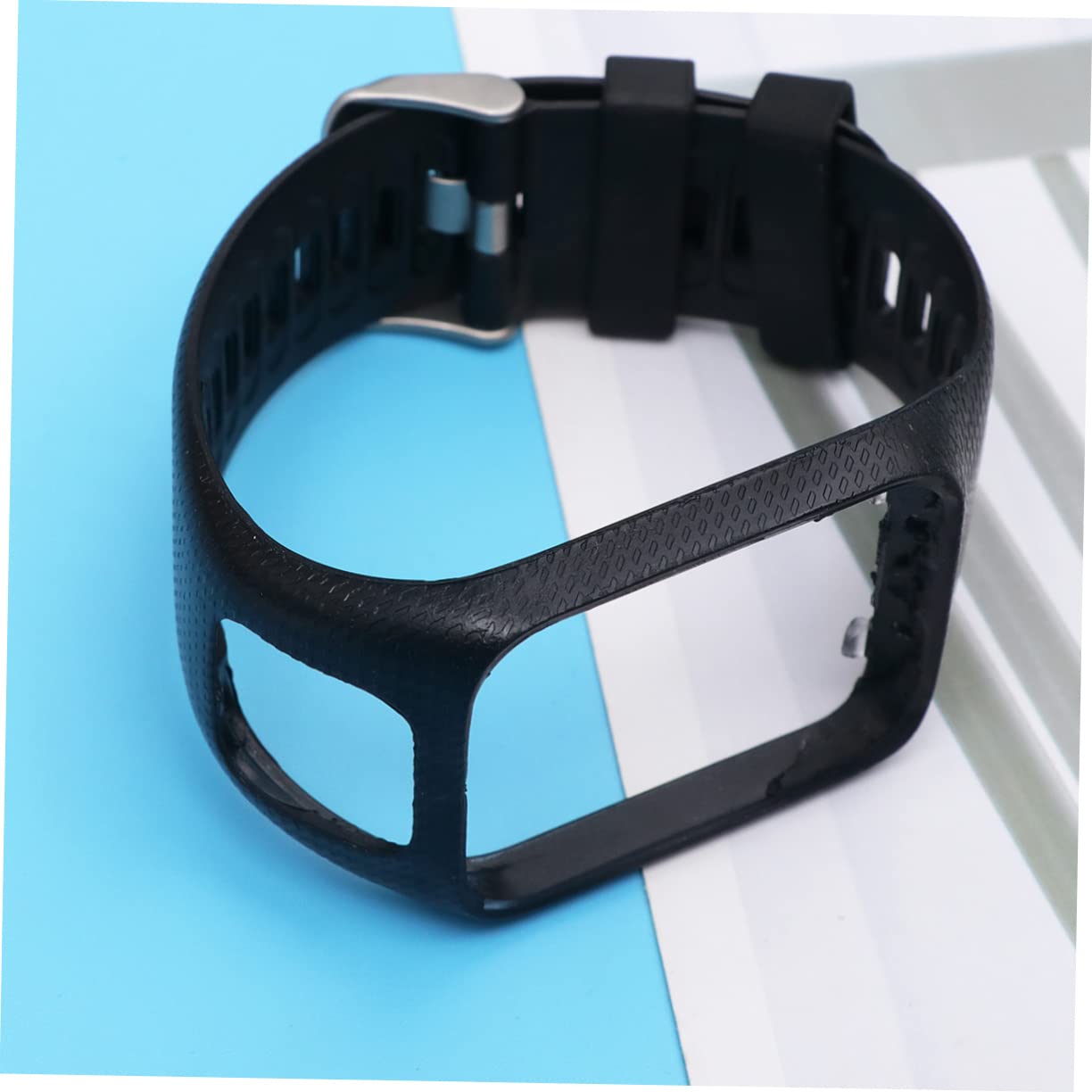 PartyKindom 3stücke Ersatz-silikon-armband Für Runner Spark Spark Golfer Verstellbares Ergonomisches Design Schwarz Für Fitness-tracker Und Sportuhren
