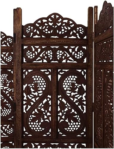 Image of Partition for Living Room,Divider,Partition Wall Divider Screen Separator, Wall Panel Divider for Hall | Bedroom |Office | Puja Room | Restaurant S Design (2- Panels with Stands)