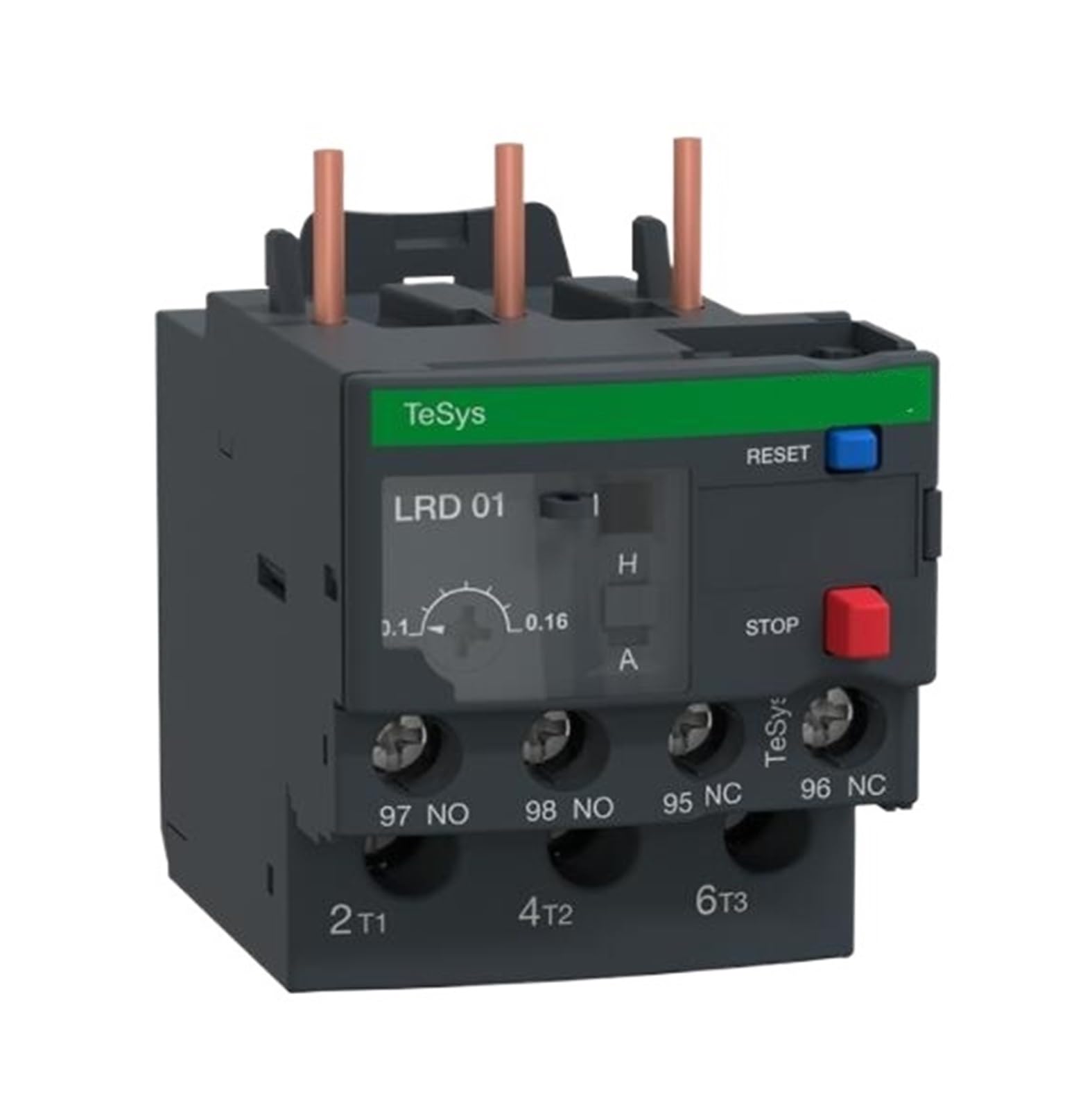 ZVQYSGIW LRD01 LR-D01 overload relays - 0.1...0.16 A - class 10A
