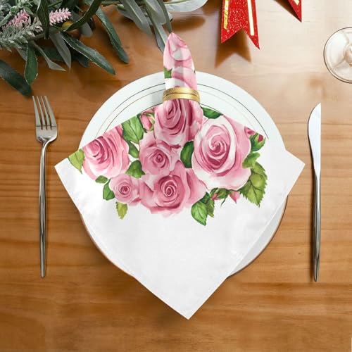 Servilletas de Tela para San Valentín Set x6 miniatura 3