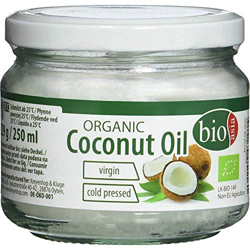 Preisvergleich Produktbild Bioasia Bio Kokosöl 100% kaltgepresst 6x250ml