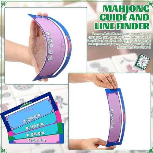 Mahjong Card Guide and Route Finder, 4pcs Strategy Tool Set miniatura 5