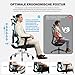 MELOKEA Bürostuhl Ergonomisch 200KG | 6P Verstellbare Rückenlehne | 4D-Armlehnen | Leises Gummirollen | Sitztiefe Verstellbar | Schreibtischstuhl Große Menschen | Ergonomisch Testsieger | EN12520