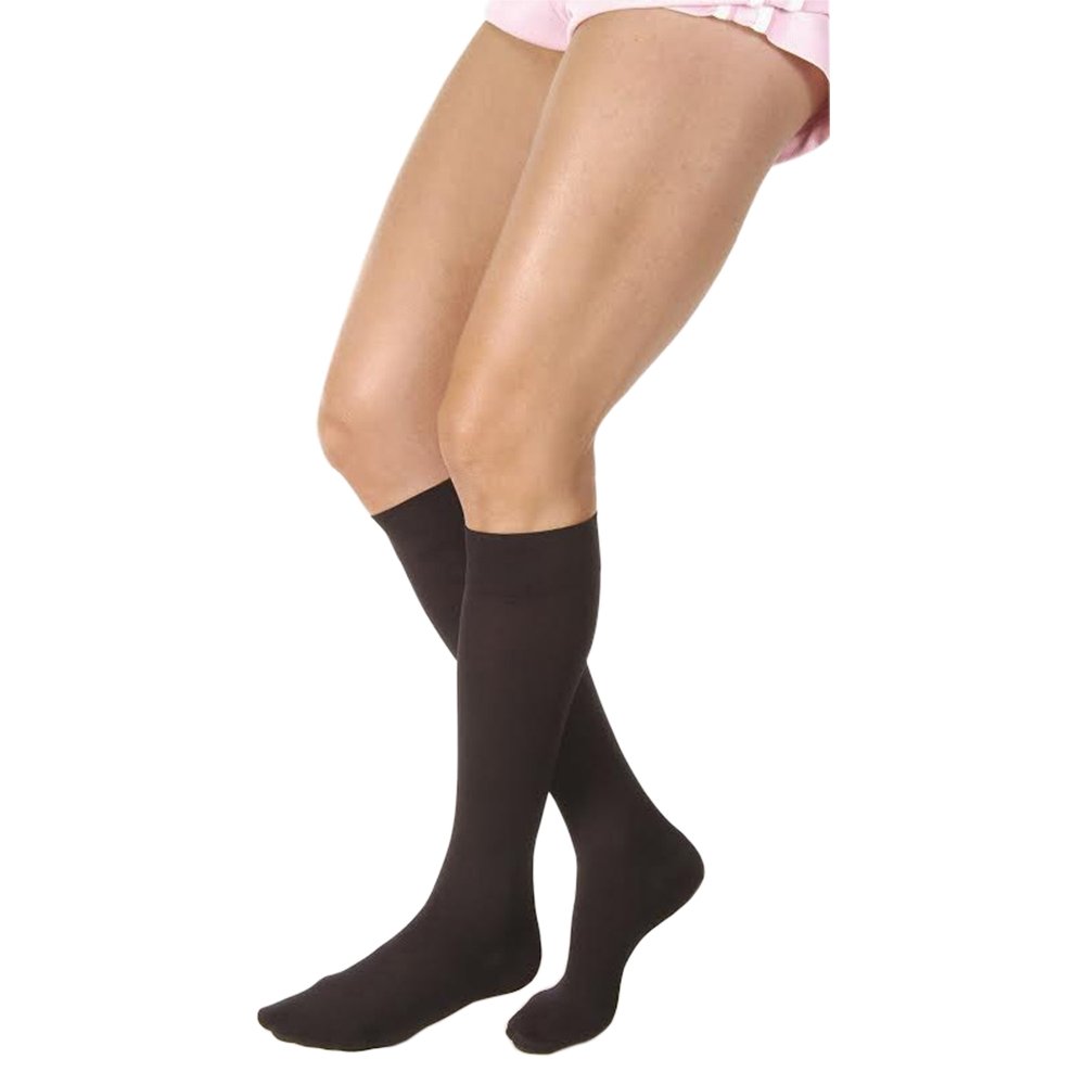Jobst Relief Knee KNEE HIGH Firm Compression 20-30mmHg Black, 114733 - Classic Black - XL