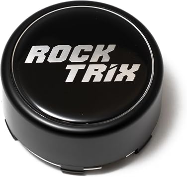 RockTrix Center Cap for RT101 RT102 RT103 RT104 RT105 RT106 RT107 RT108 RT109 RT110 RT111 RT112 RT113 RT114 RT115 RT116 RT117 RT118 Wheel - Only Fits RockTrix Wheels - Black - Pack of 1